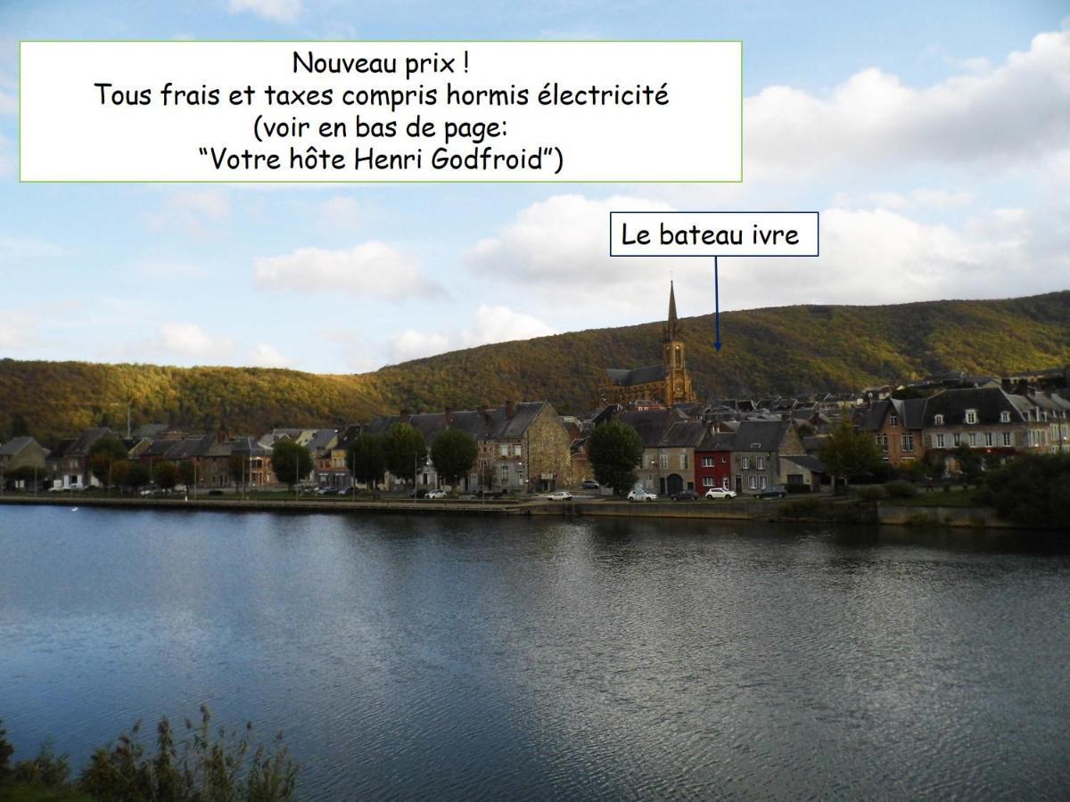 Vila Le Bateau Ivre Fumay Exteriér fotografie